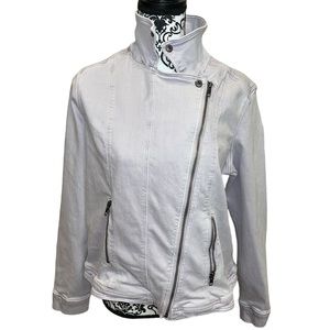 Women’s Liverpool Lavendar Moto Jacket/XL